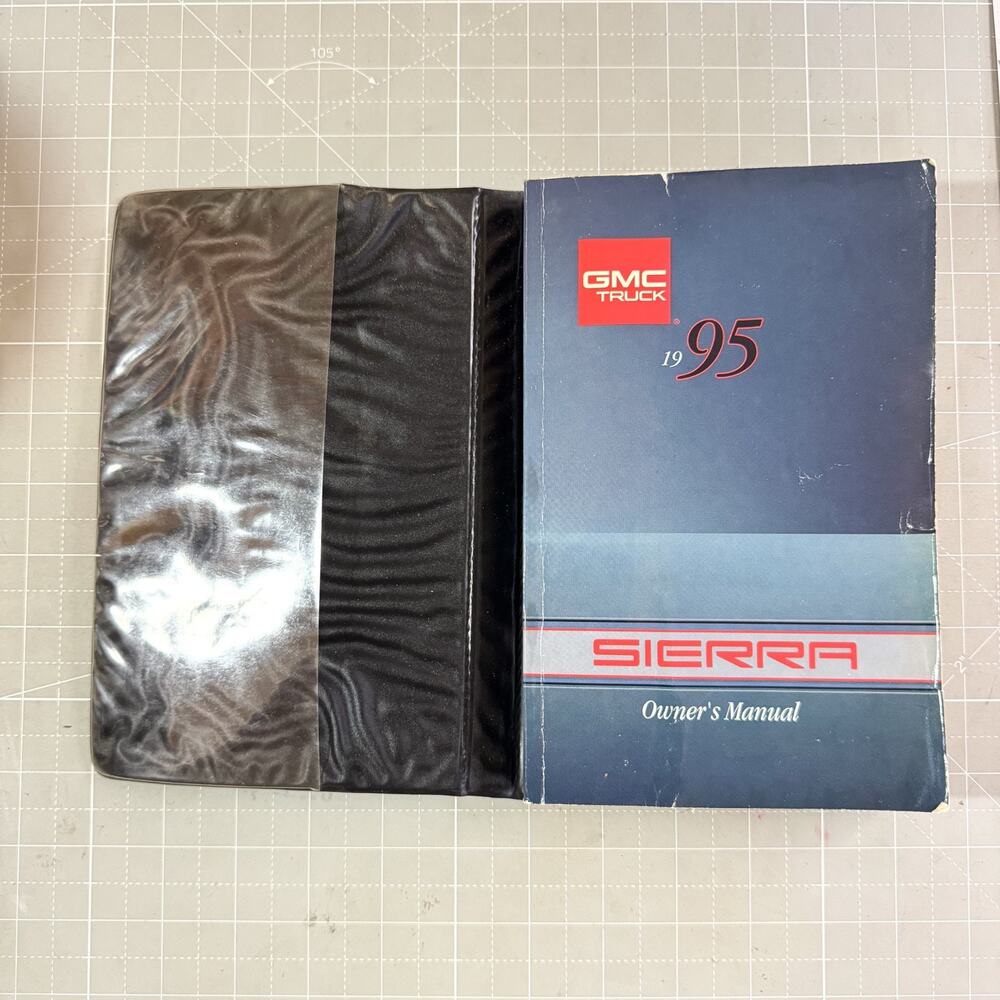 GMC 1995 Sierra Truck Owner's Manual with Cover